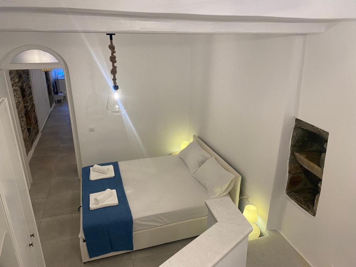 Bianco Blue Apartment Tinos Bagian luar foto